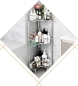 Kovový stojan na organizér do vane