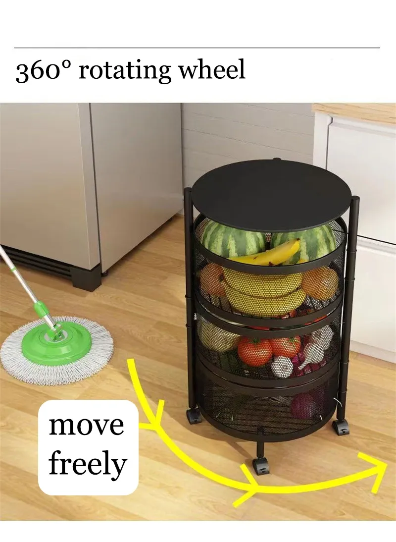 Rotating Multi Layer Storage Rack